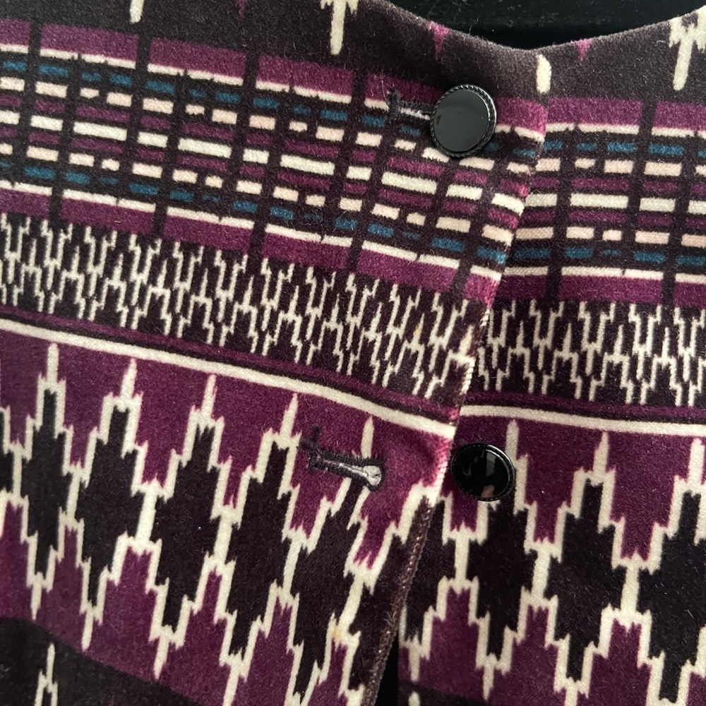 Cropped Velvet Geometric Jacket - Picture 2 of 4